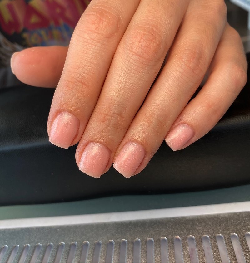 Natuurlijk verzorgde nagels na een manicure